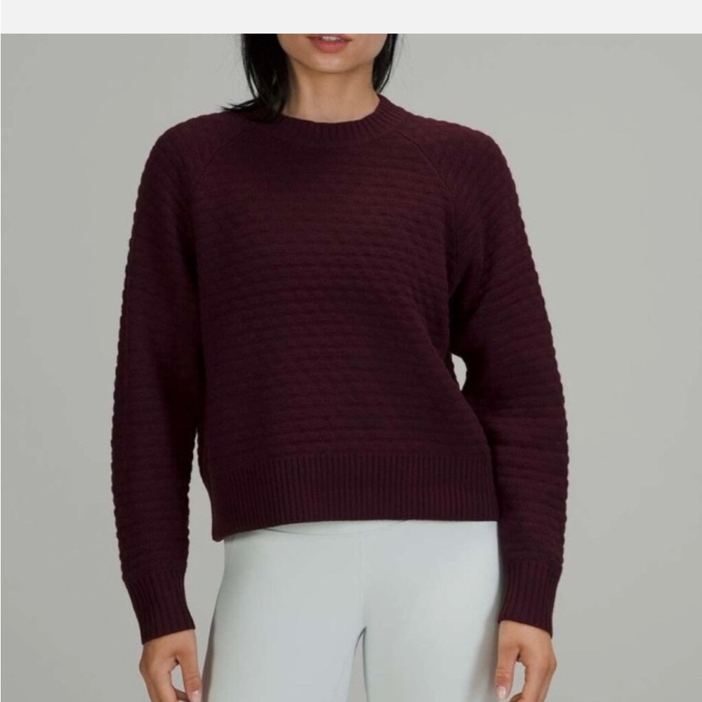 Lululemon Women's Burgundy Sweater